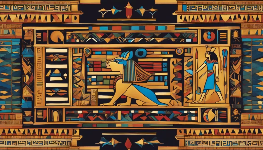 Coptic language and ancient Egyptian hieroglyphs