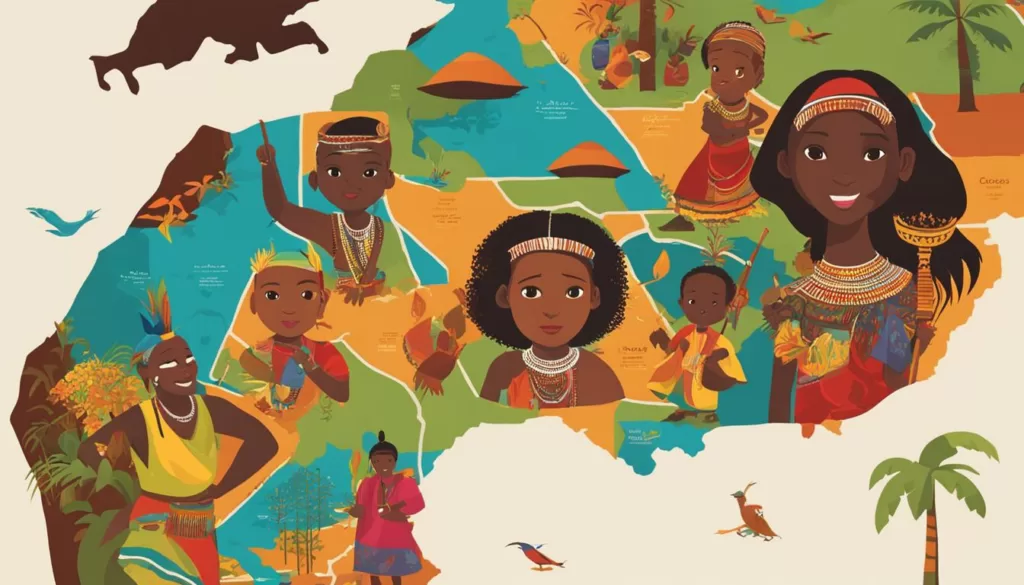 Indigenous languages Congo and national dialects map Indigenous languages Congo and national dialects map