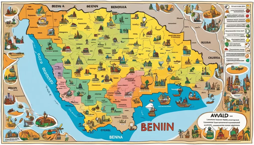 language map Benin