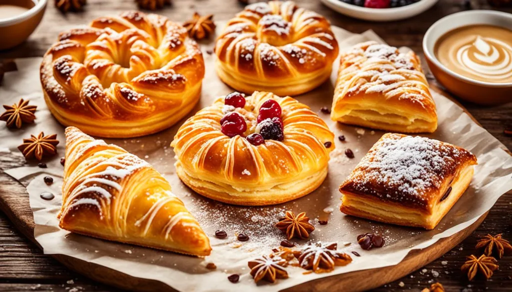 Assortment of Danish Pastries Assortment of Danish Pastries