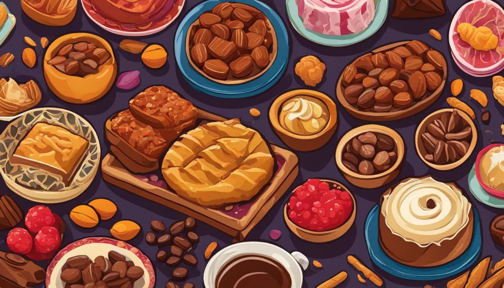 Assortment of Israeli Sweets Assortment of Israeli Sweets