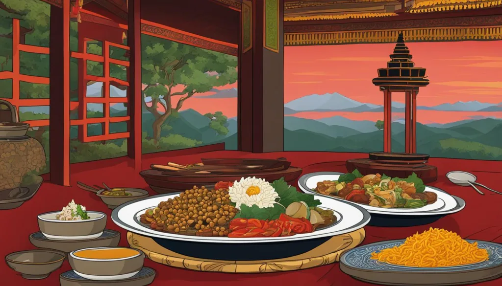 Buddhism influence on Bhutanese cuisine