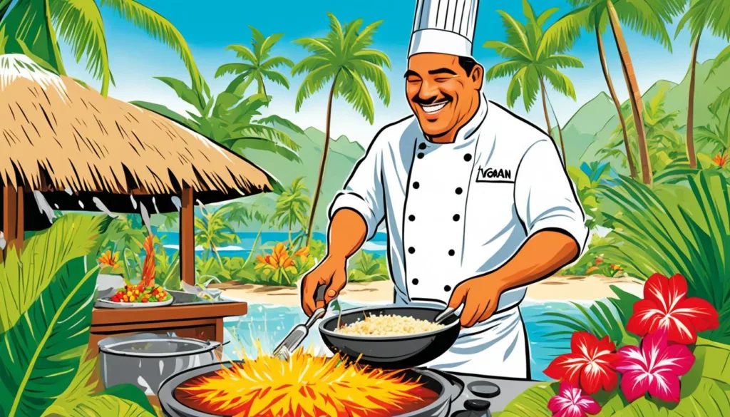 Coconut imparts flavor to traditional Tongan cuisine Coconut imparts flavor to traditional Tongan cuisine