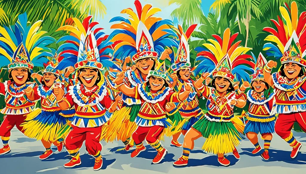 Colorful Ati-Atihan Festival in the Philippines Colorful Ati-Atihan Festival in the Philippines