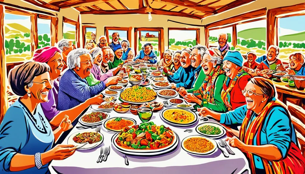 Communal Dining in Lesotho