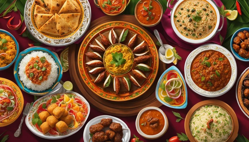 Emirati cuisine blends