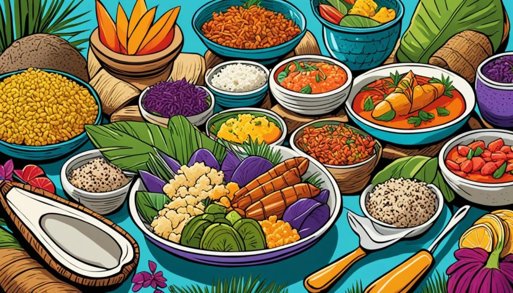 Fijian food staples Fijian food staples