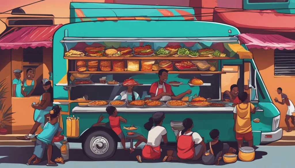 Food tours in Trinidad featuring Bake and Shark