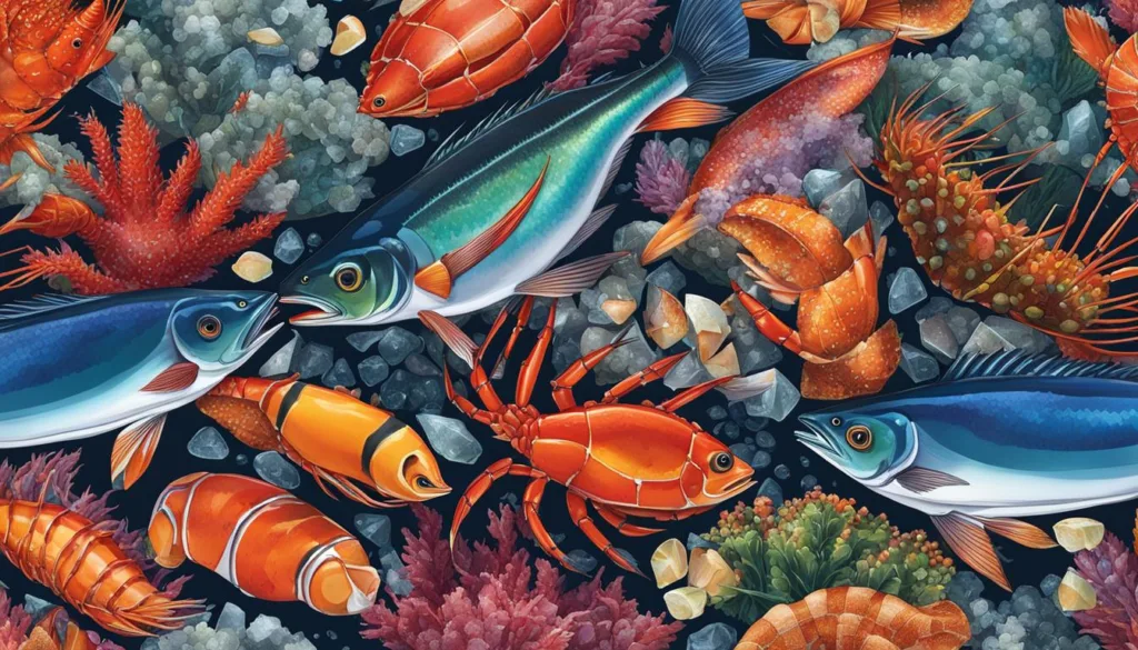 Fresh Micronesian Seafood Selection