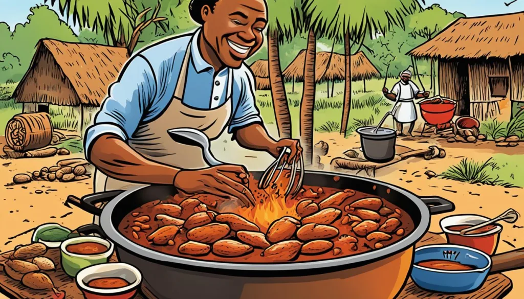 Gabonese Poulet Nyembwe recipe