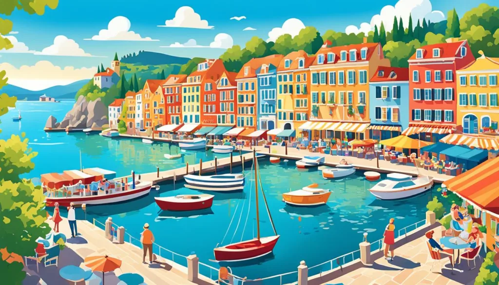 Ideal cityscape weather for tourists visiting Denmark during summer