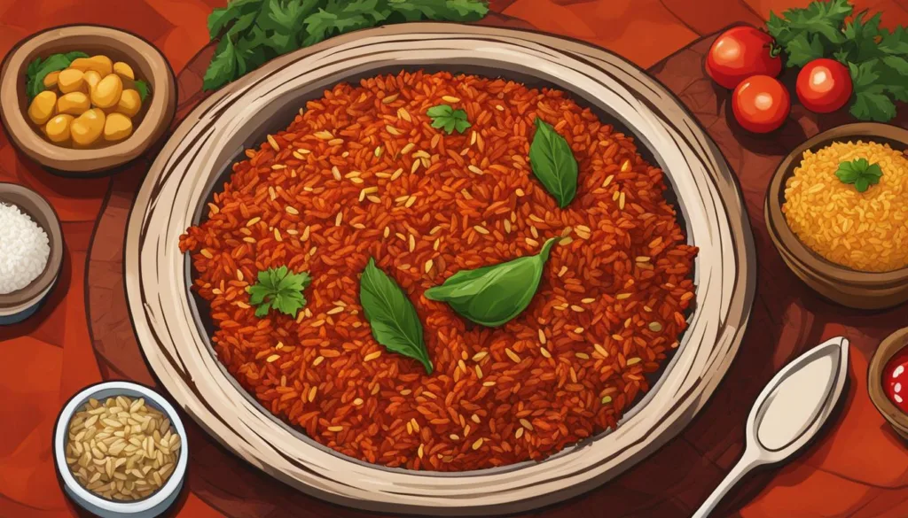 Jollof Rice Showcasing Global Influence