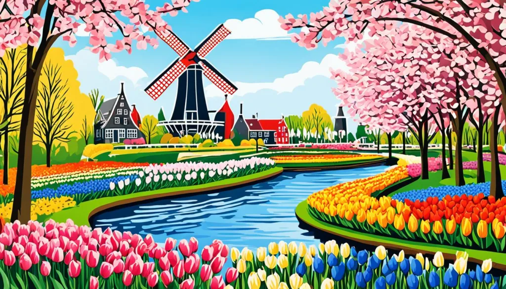 Keukenhof Gardens Blooming