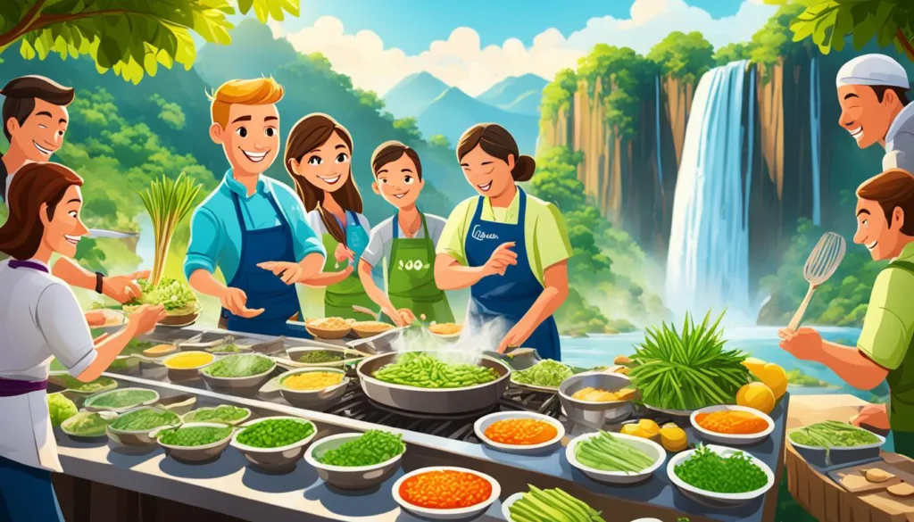 Lao Cooking Class at Vanvisa overlooking Kuang Si Falls