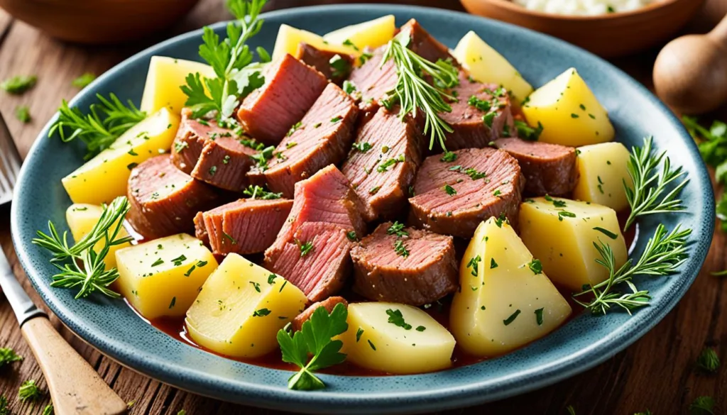 Latvian Meat and Potato Dish