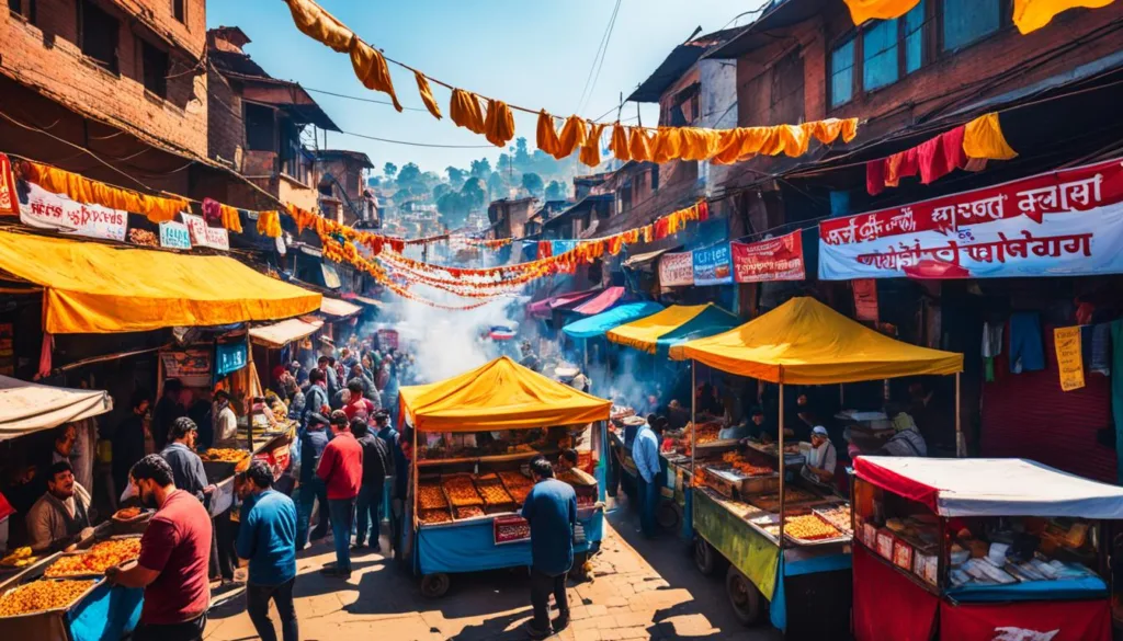 Local Street Food in Kathmandu Valley
