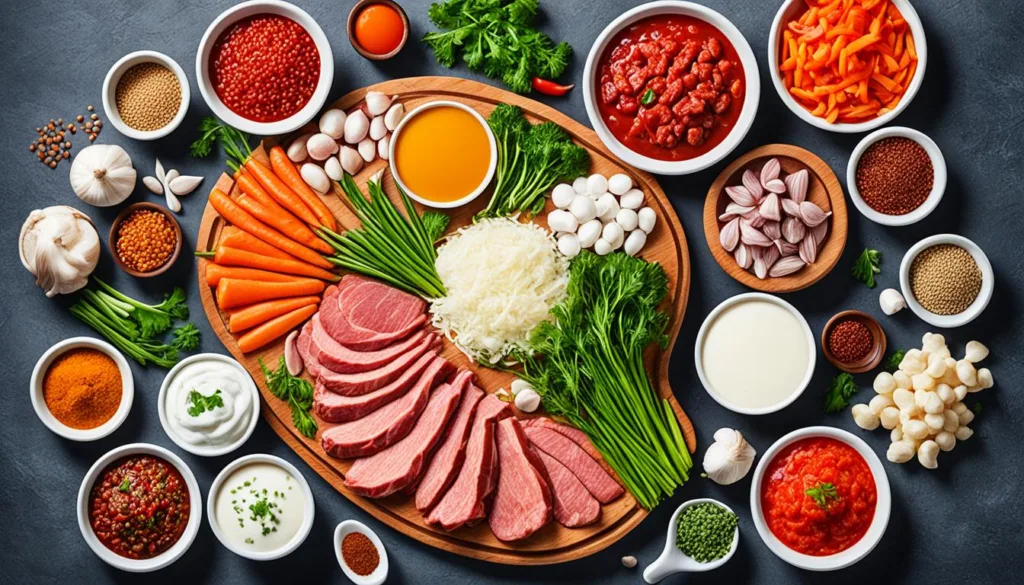 Mongolian Cuisine Ingredients Mongolian Cuisine Ingredients