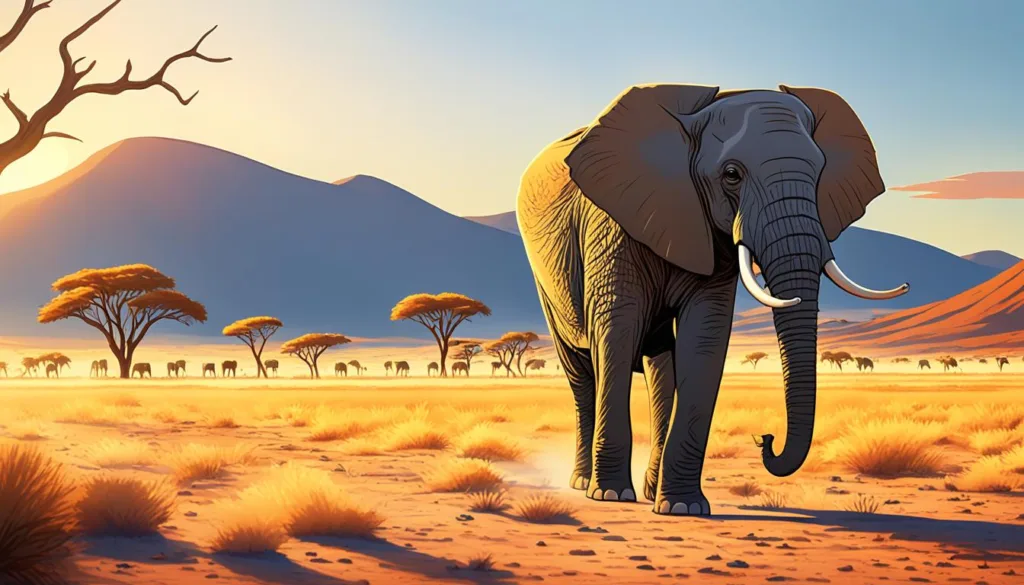 Namibian wildlife during peak season Namibian wildlife during peak season