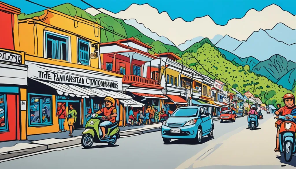 Navigating the streets of Dili, East Timor Navigating the streets of Dili, East Timor