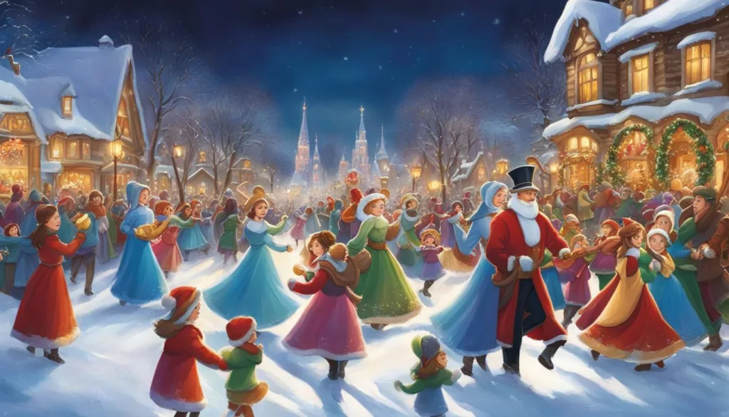 Parade of Fathers Frost and Snow Maidens Parade of Fathers Frost and Snow Maidens