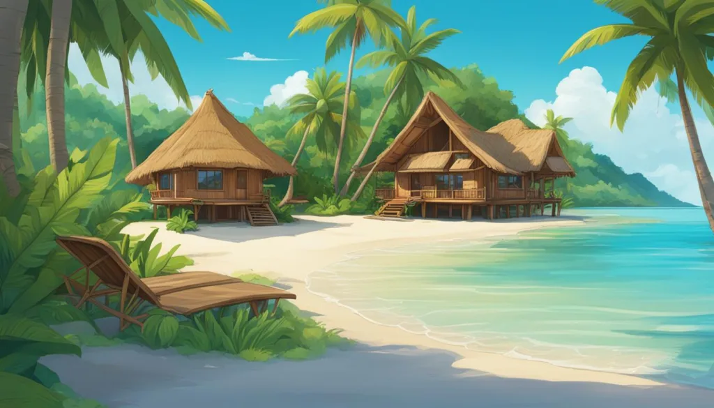 Stunning seaside view of Accommodation in Micronesia