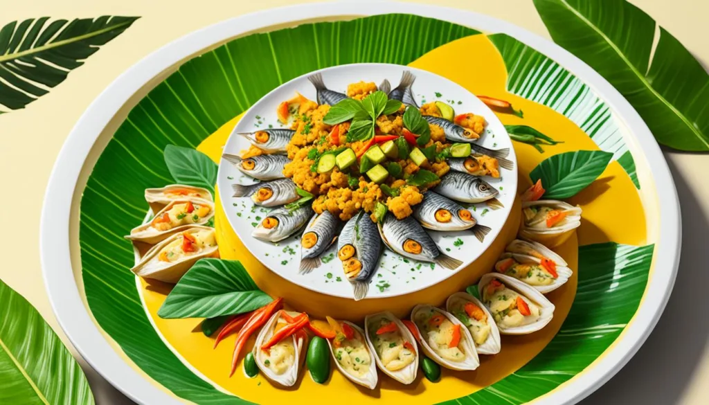 Traditional Barbadian Cou-Cou and Flying Fish