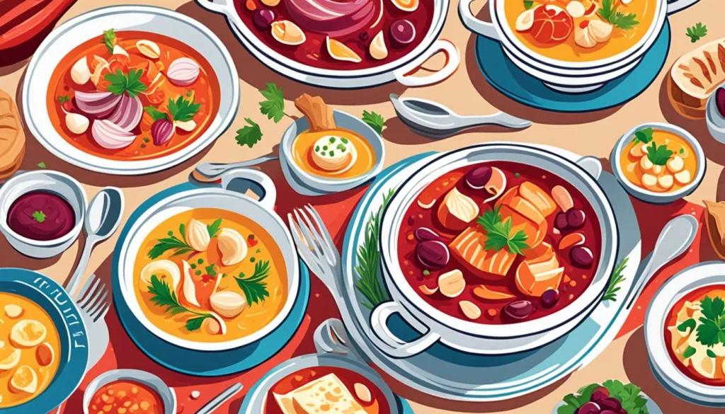 Traditional French culinary delights