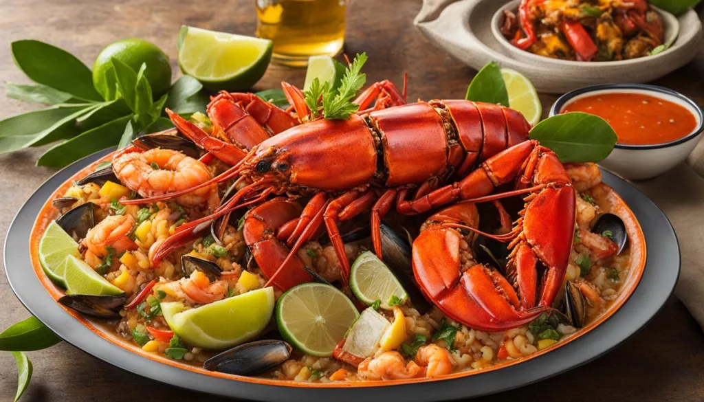 Traditional Grenadian seafood dish