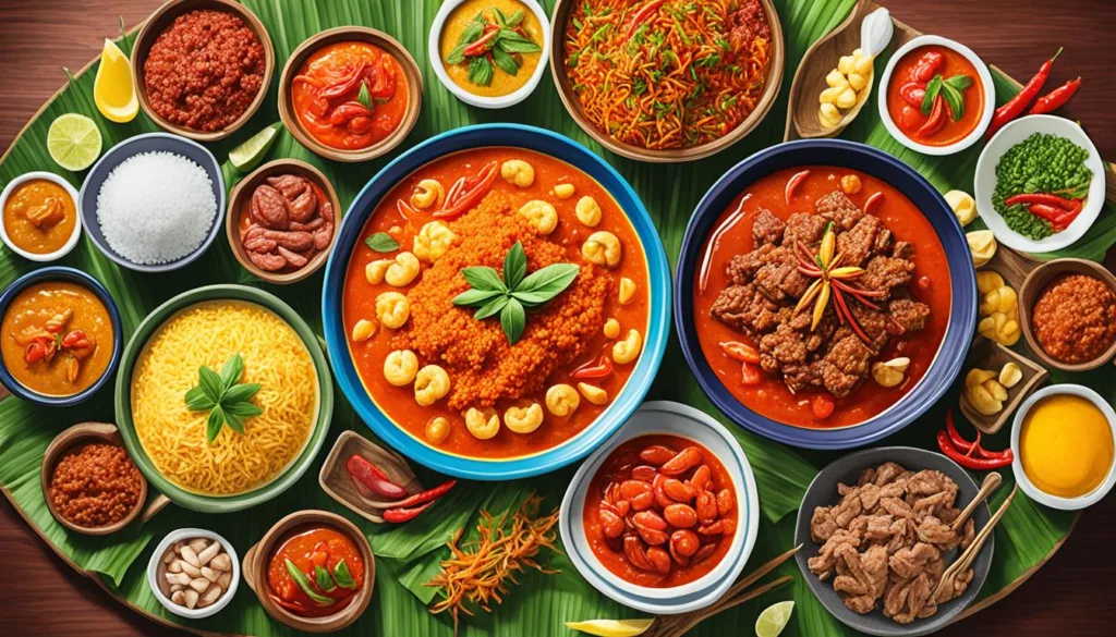 Traditional dishes from Brunei Traditional dishes from Brunei