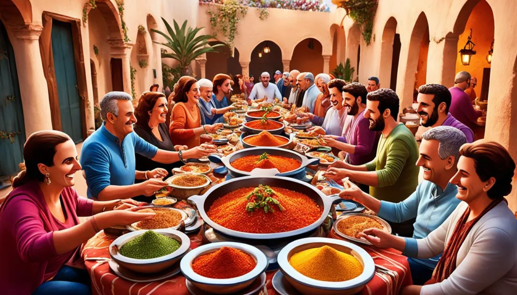 Tunisian Family Feast