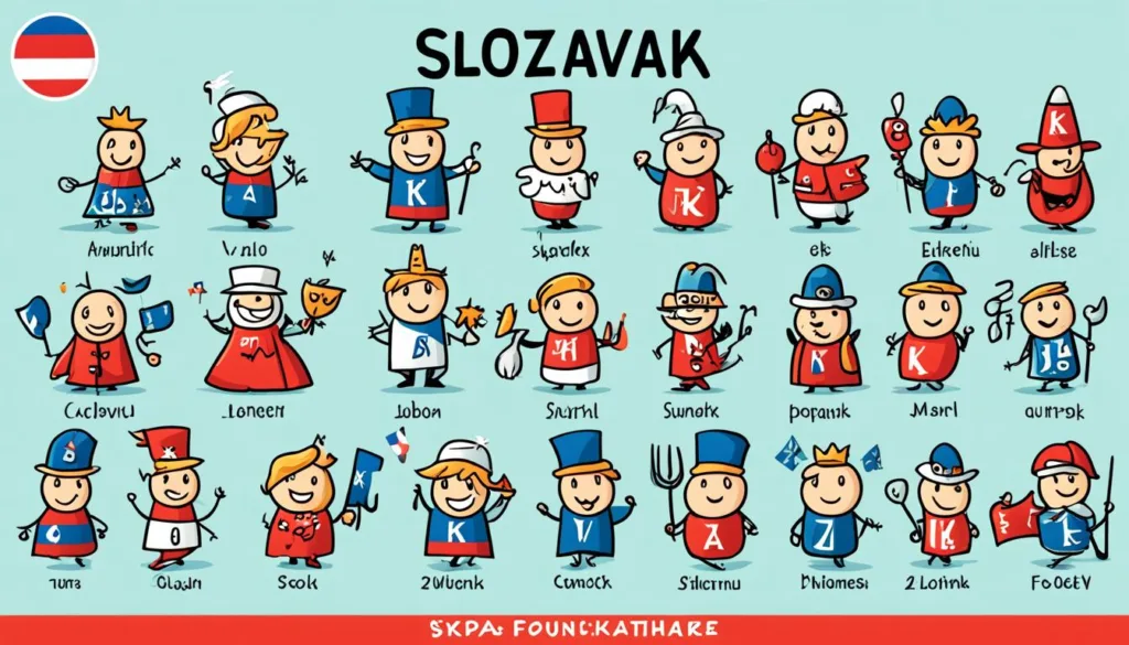 Unique Slovak Characters