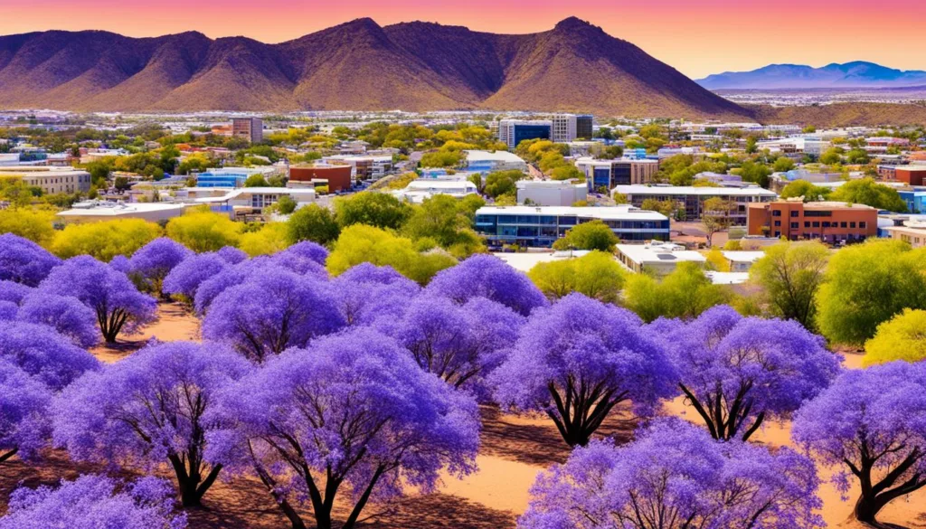 Vibrant Jacaranda Blooms in Windhoek Vibrant Jacaranda Blooms in Windhoek