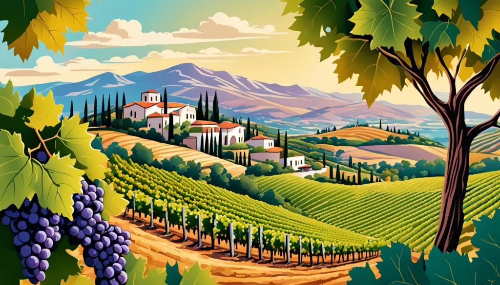 Vineyards of Cyprus showcasing indigenous grape varieties and Cypriot winemaking art